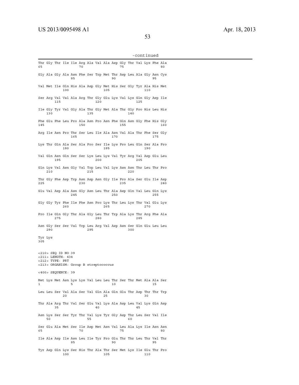 NOVEL GROUP B STREPTOCOCCUS ANTIGENS - diagram, schematic, and image 94