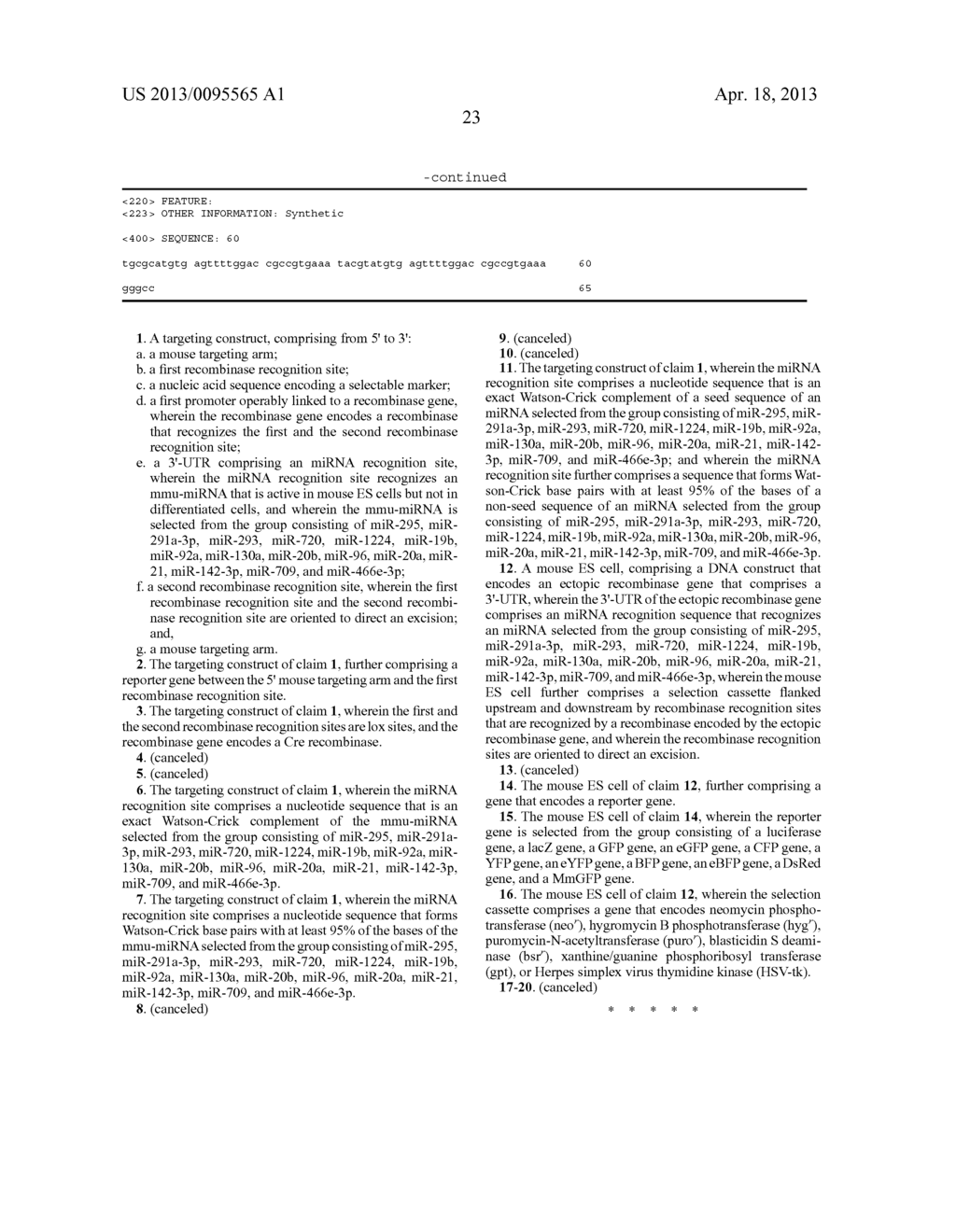 miRNA-Regulated Differentiation-Dependent Self-Deleting Cassette - diagram, schematic, and image 31