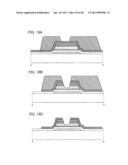 METHODS FOR MANUFACTURING THIN FILM TRANSISTOR AND DISPLAY DEVICE diagram and image