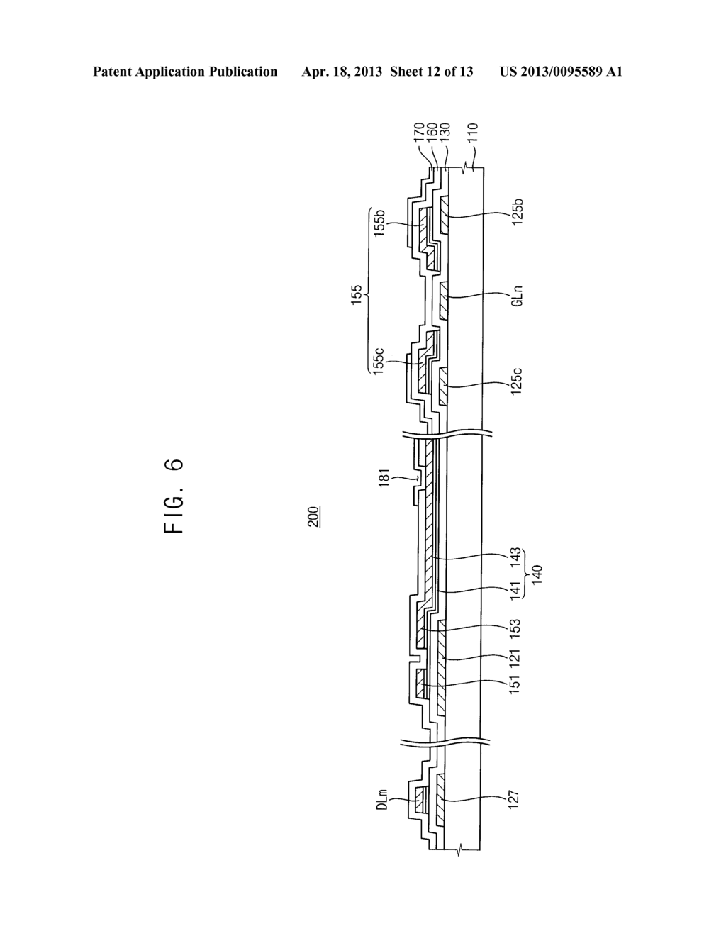 ARRAY SUBSTRATE AND METHOD FOR MANUFACTURING THE SAME - diagram, schematic, and image 13