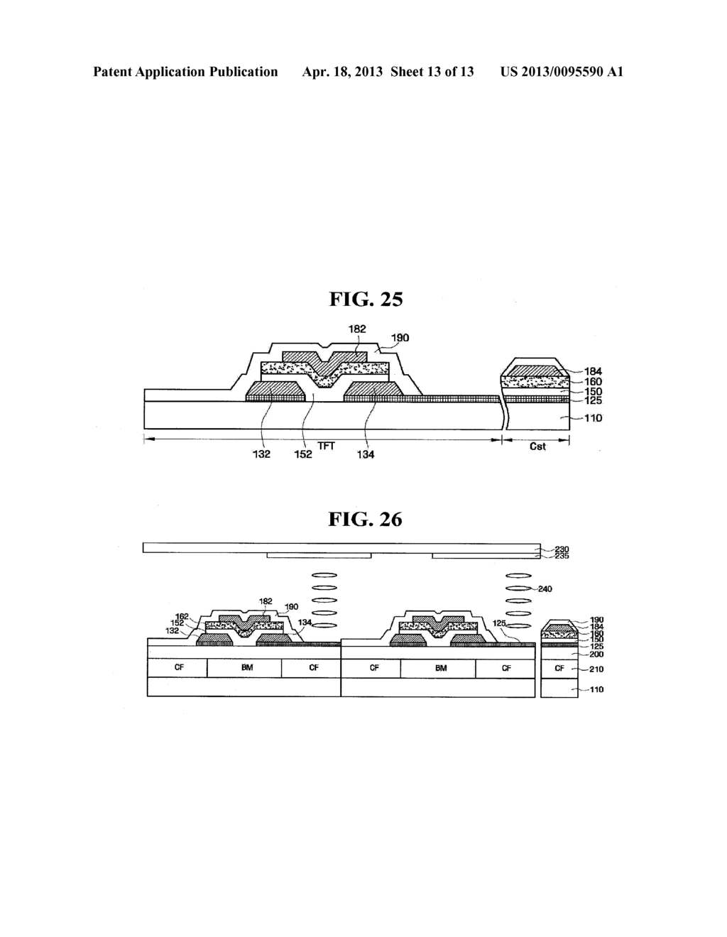 LIQUID CRYSTAL DISPLAY AND METHOD OF FABRICATING THE SAME TO HAVE TFT'S     WITH PIXEL ELECTRODES INTEGRALLY EXTENDING FROM ONE OF THE SOURCE/DRAIN     ELECTRODES - diagram, schematic, and image 14