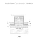 VERTICAL TRANSISTOR HAVING AN ASYMMETRIC GATE diagram and image