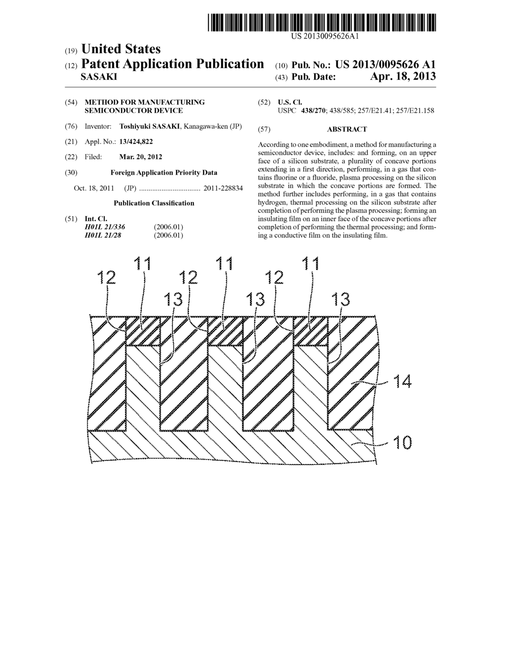 METHOD FOR MANUFACTURING SEMICONDUCTOR DEVICE - diagram, schematic, and image 01