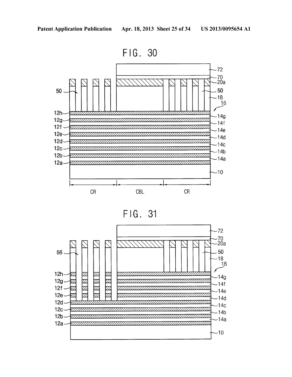 METHODS OF MANUFACTURING A VERTICAL TYPE SEMICONDUCTOR DEVICE - diagram, schematic, and image 26