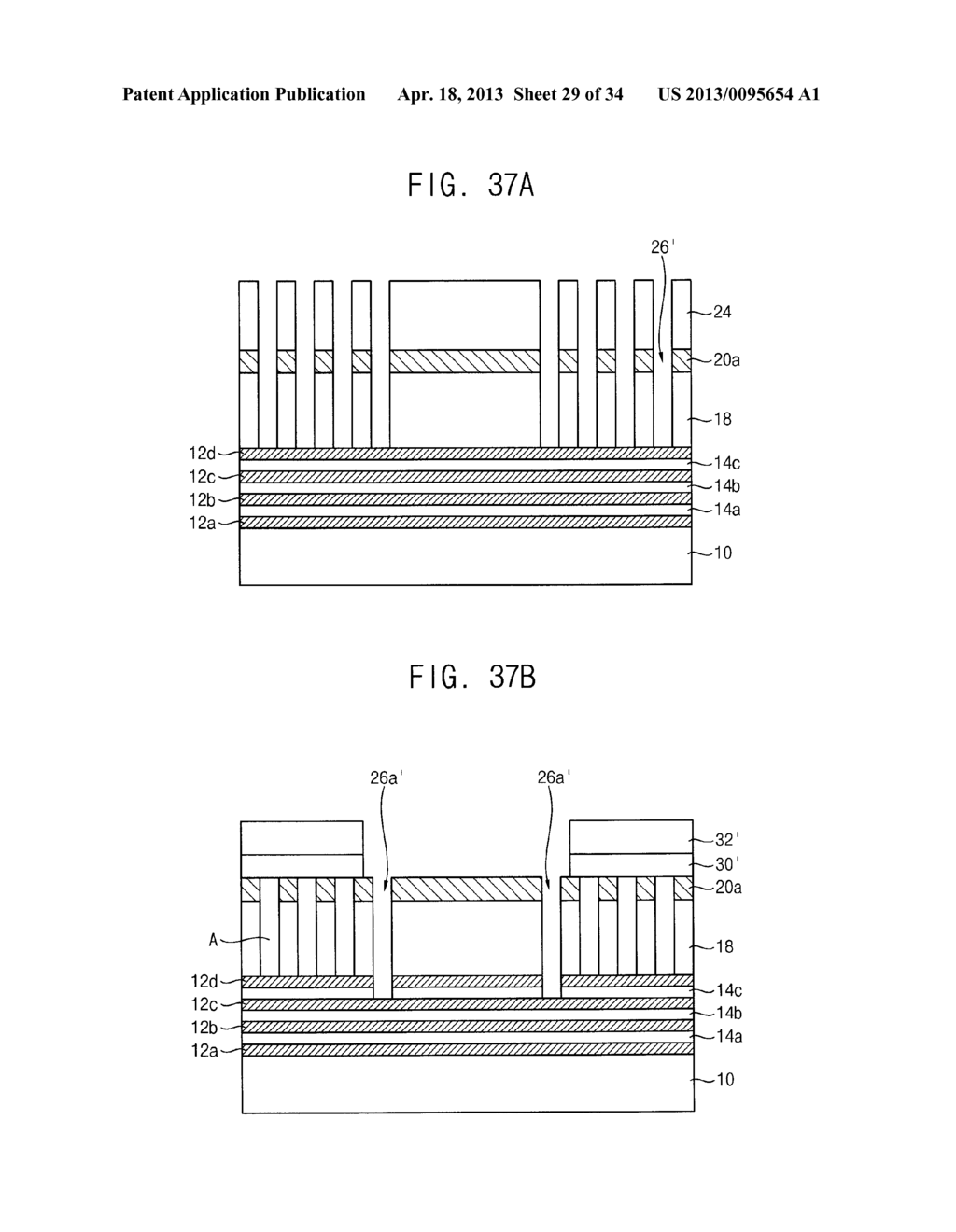 METHODS OF MANUFACTURING A VERTICAL TYPE SEMICONDUCTOR DEVICE - diagram, schematic, and image 30