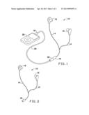 HEADPHONES WITH AUXILIARY CABLE diagram and image