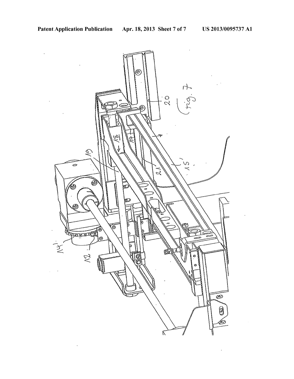 Stick feeding unit in a suspension device for sausage-type packaging units - diagram, schematic, and image 08