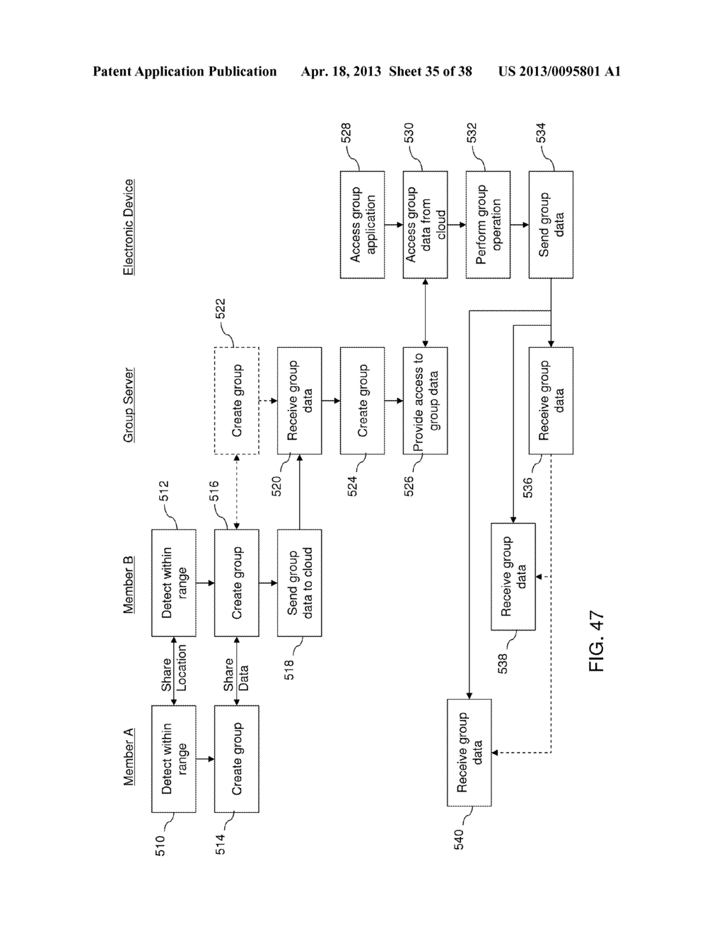 SYSTEM AND METHOD FOR MANAGING ELECTRONIC GROUPS - diagram, schematic, and image 36