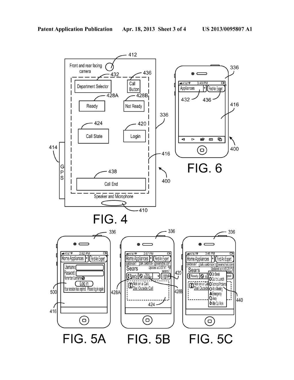 SYSTEMS AND METHODS FOR PROVIDING A DISTRIBUTED MOBILE CALL CENTER FOR A     SERVICE ESTABLISHMENT - diagram, schematic, and image 04