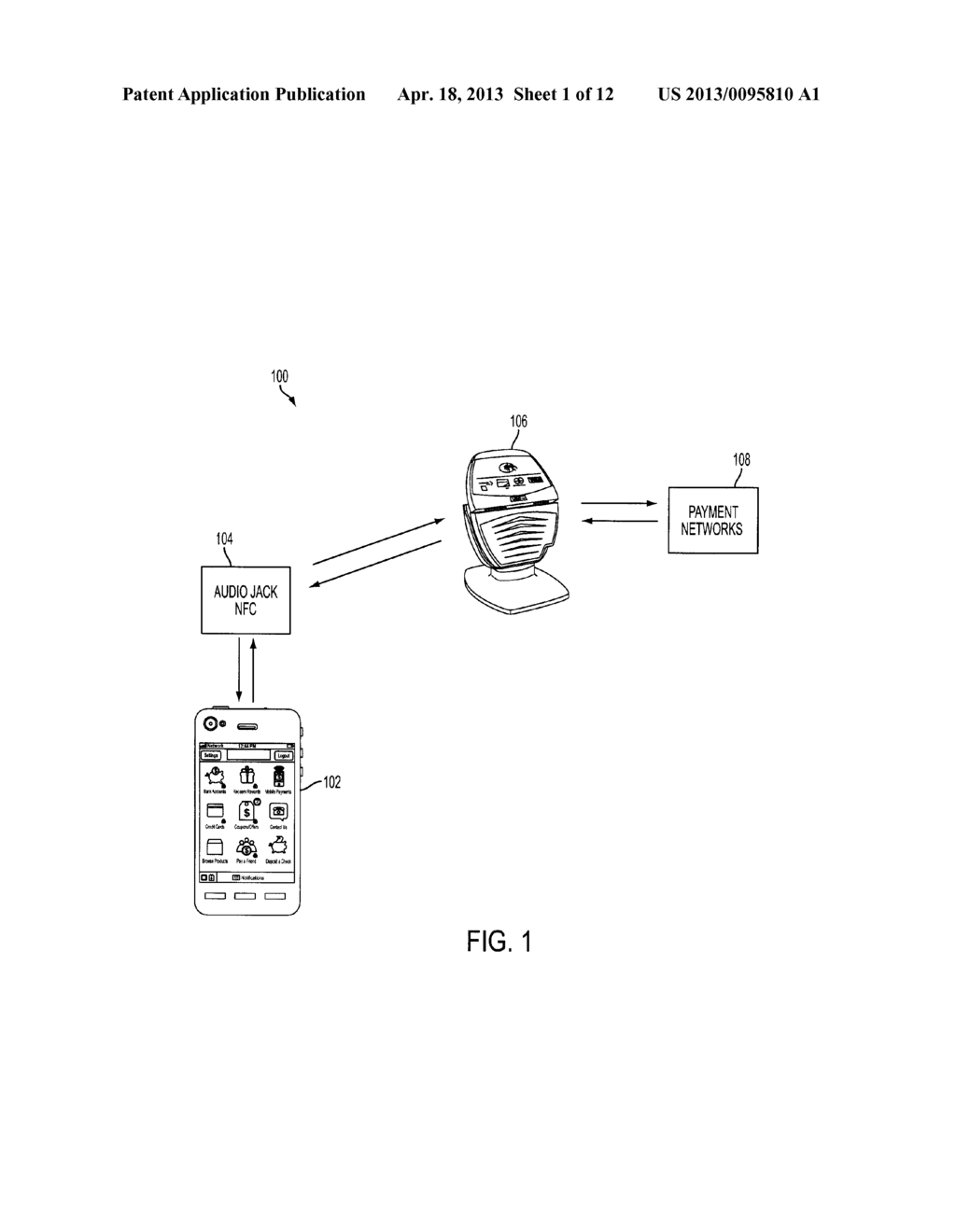 System and Method for Providing Contactless Payment with a Near Field     Communications Attachment - diagram, schematic, and image 02