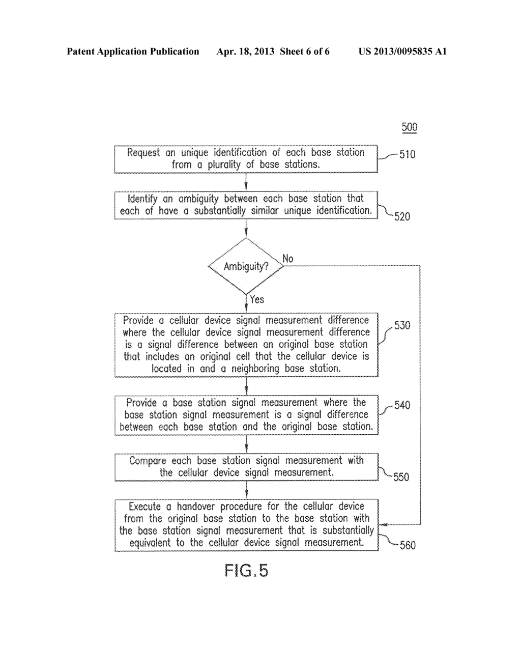 Method for Determining a Base Station to Hand Over a Cellular Device To - diagram, schematic, and image 07