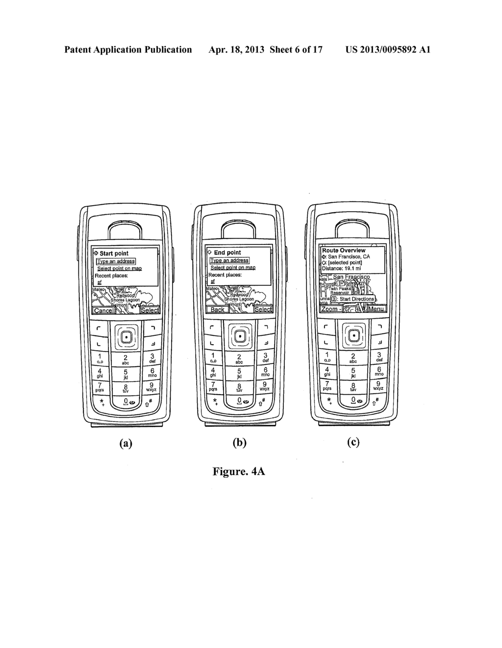 MULTIPLE VIEWS OF A GEOGRAPHIC AREA ON A MOBILE DEVICE - diagram, schematic, and image 07