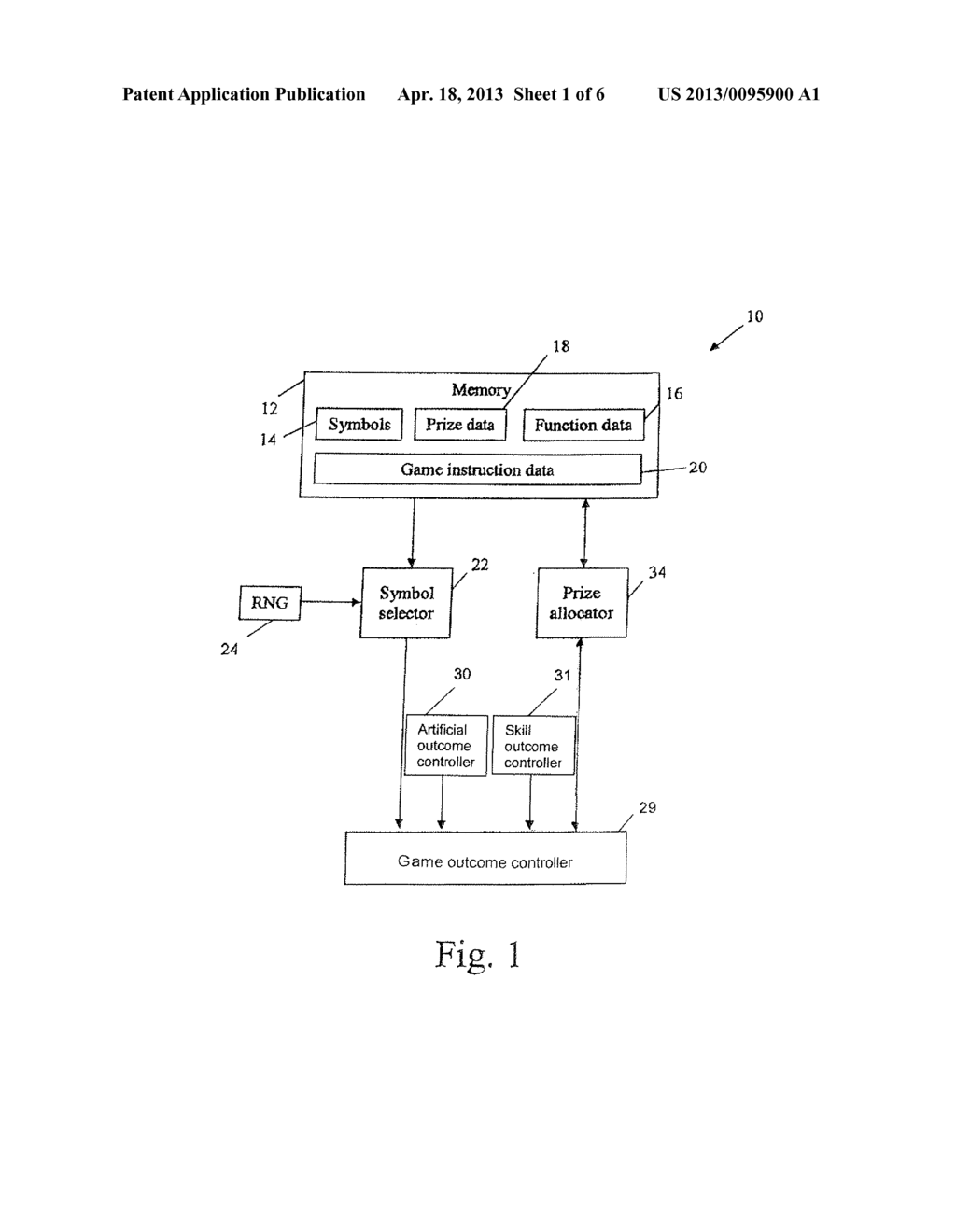 GAMING SYSTEM AND METHOD OF GAMING - diagram, schematic, and image 02