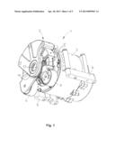 TENSIONING DEVICE FOR A BELT DRIVE AND ELECTRIC ENGINE WITH SUCH A     TENSIONING DEVICE diagram and image