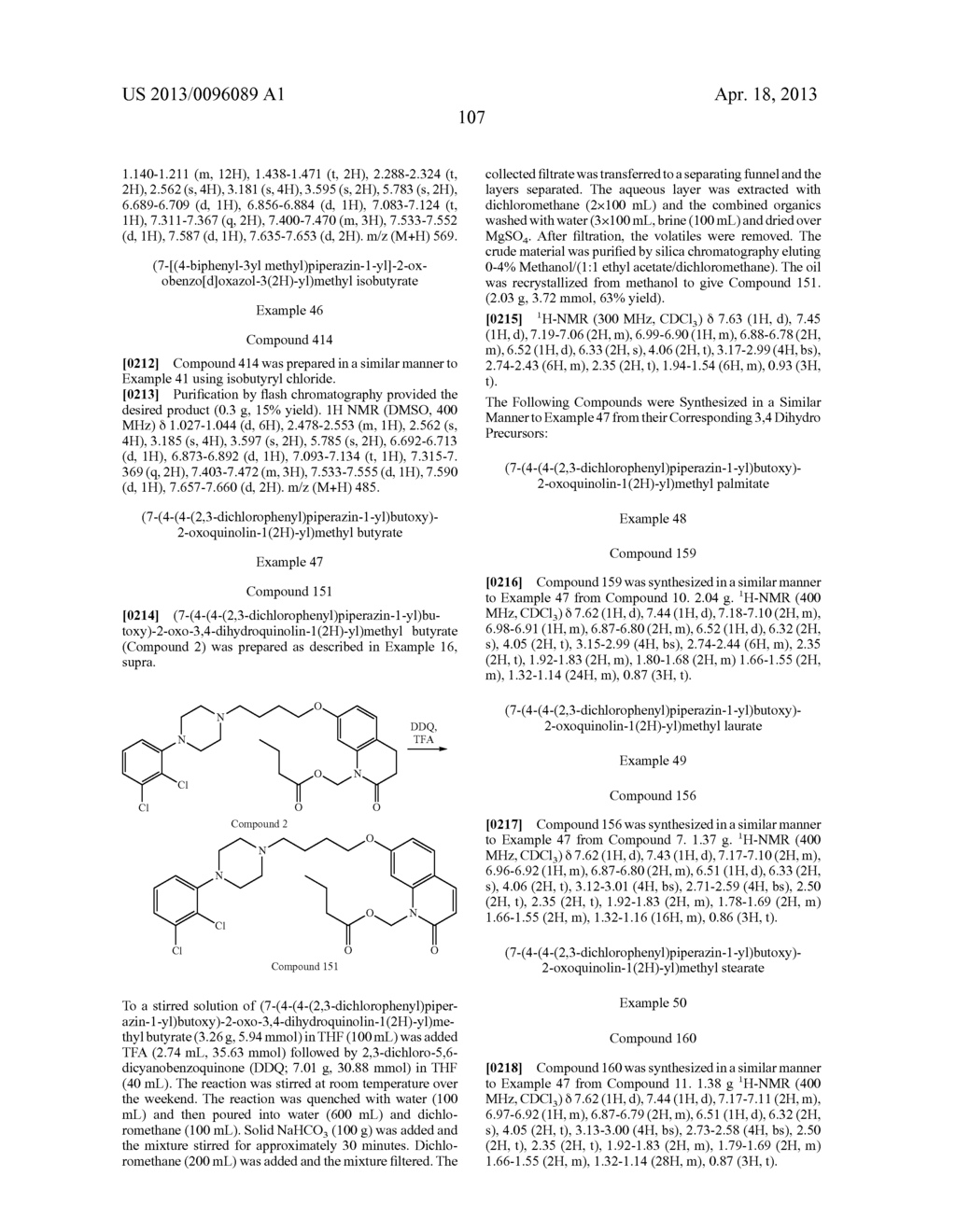 Heterocyclic Compounds for the Treatment of Neurological and Psychological     Disorders - diagram, schematic, and image 117