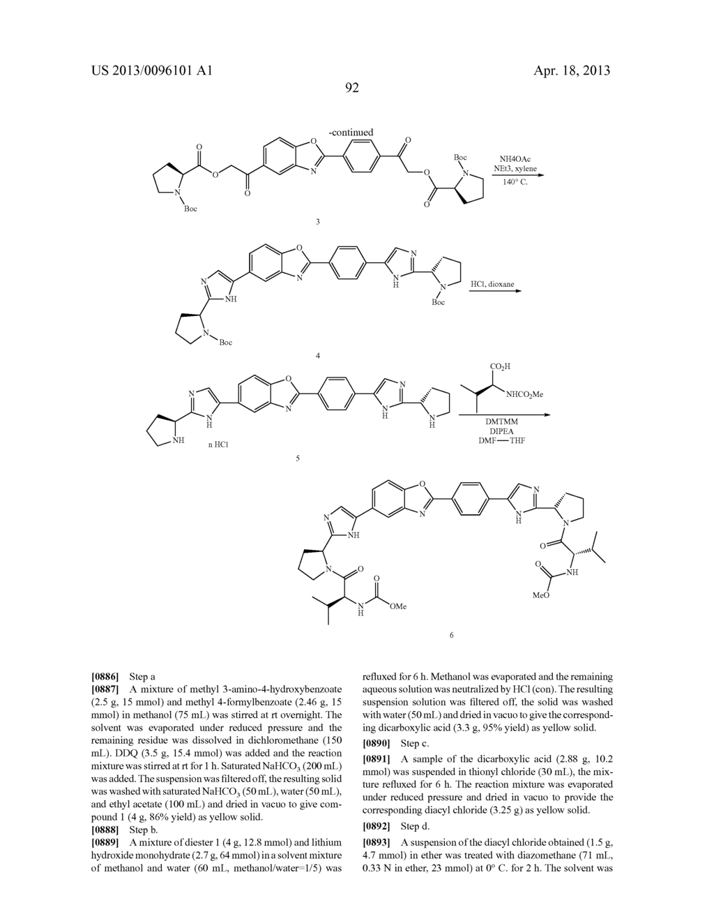 INHIBITORS OF HCV NS5A - diagram, schematic, and image 93