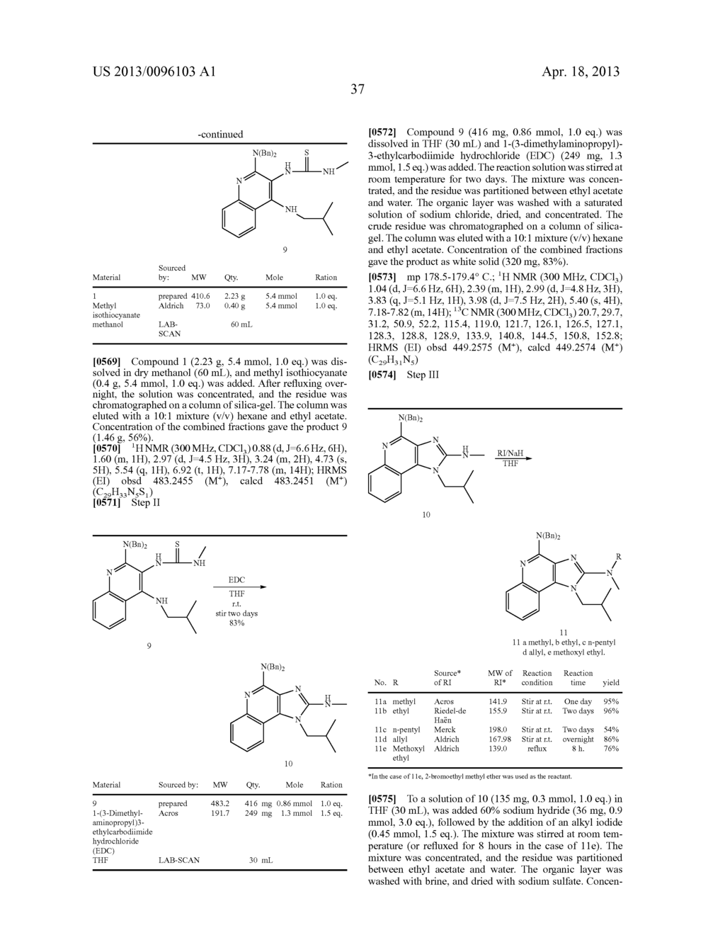 IMIDAZOQUINOLINE COMPOUNDS - diagram, schematic, and image 42