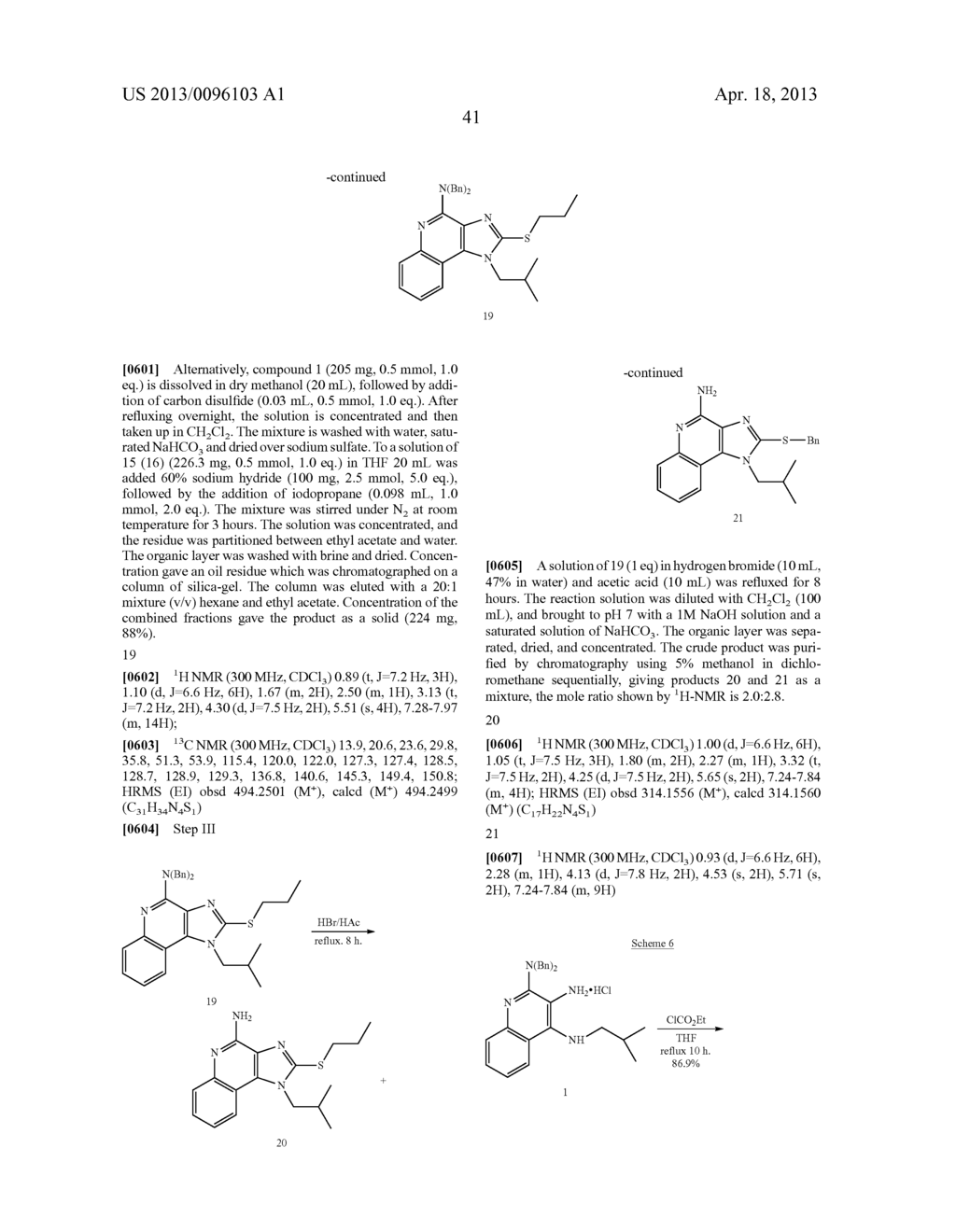 IMIDAZOQUINOLINE COMPOUNDS - diagram, schematic, and image 46