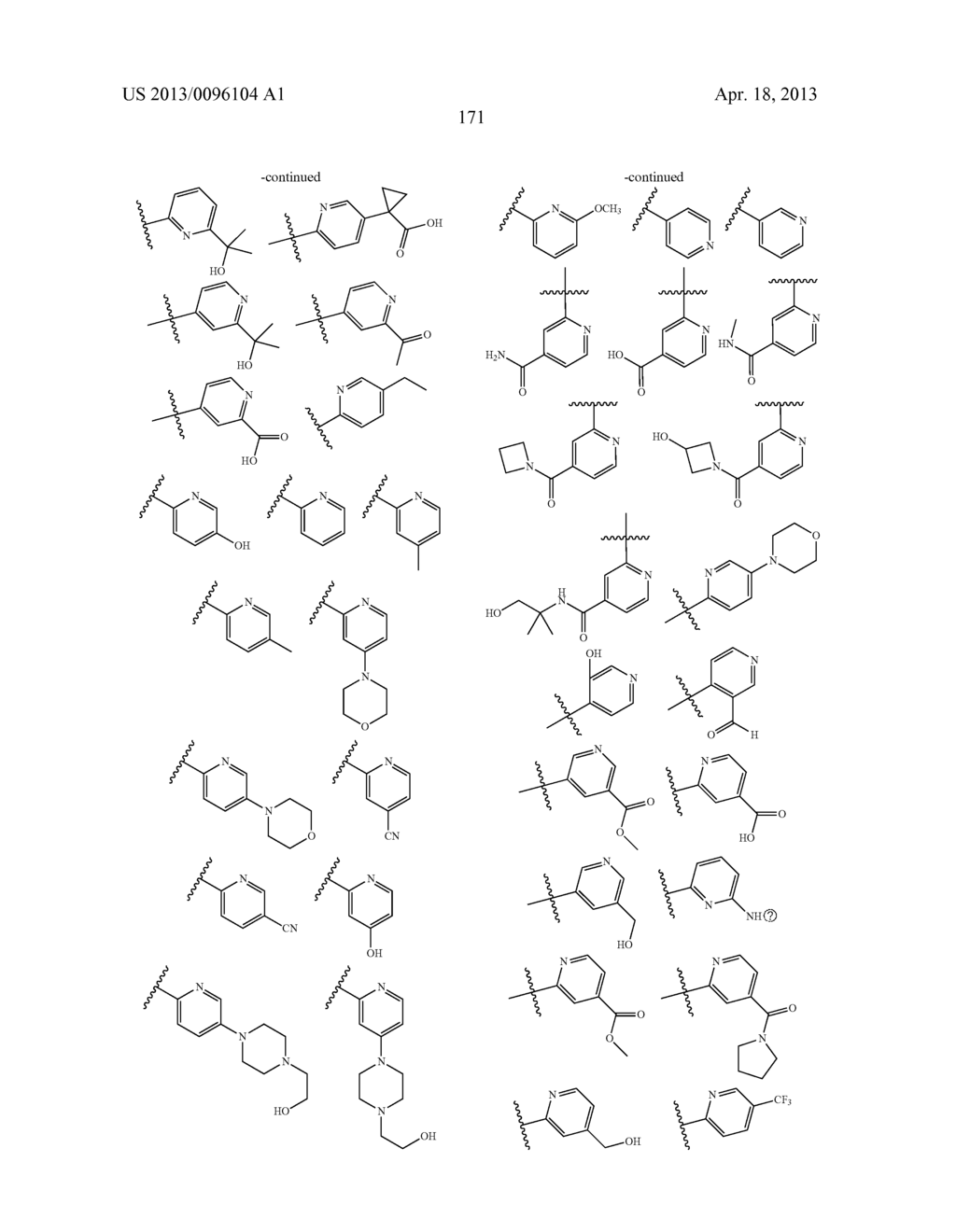 IMIDAZOPYRIDINE COMPOUNDS, COMPOSITIONS AND METHODS OF USE - diagram, schematic, and image 172