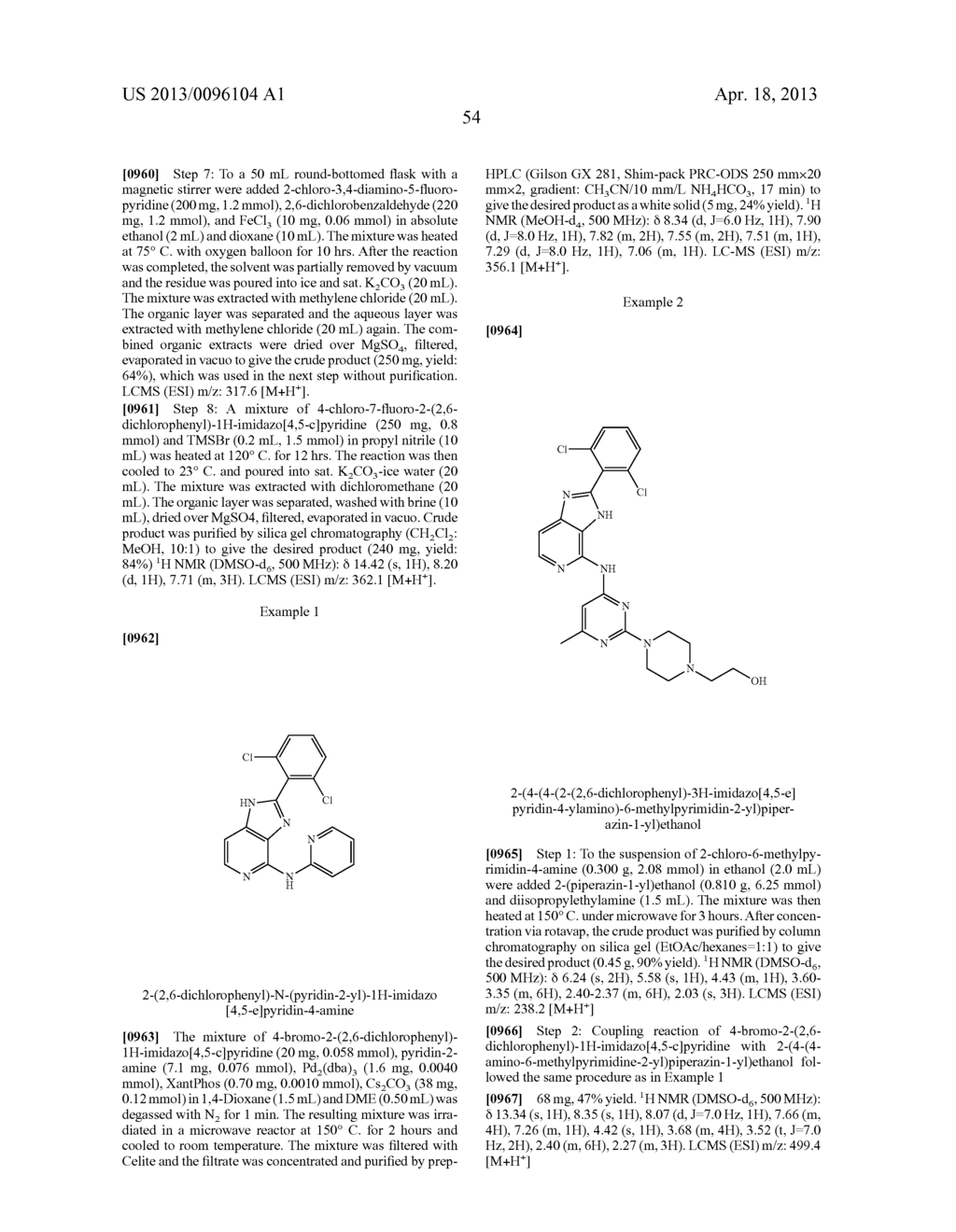 IMIDAZOPYRIDINE COMPOUNDS, COMPOSITIONS AND METHODS OF USE - diagram, schematic, and image 55