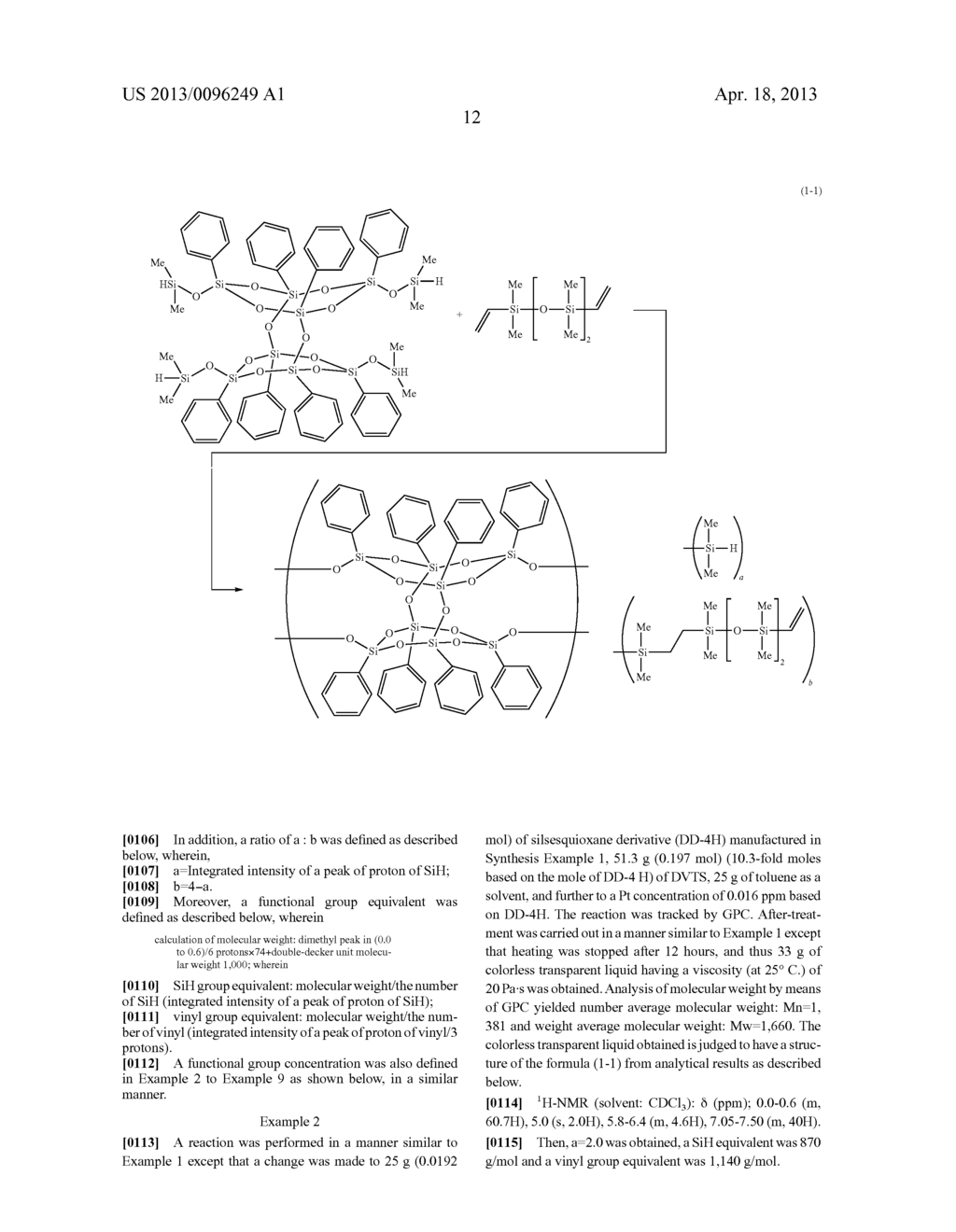 NEW ORGANOSILICON COMPOUND, THERMOSETTING RESIN COMPOSITION CONTAINING THE     ORGANOSILICON COMPOUND, HARDENING RESIN AND ENCAPSULATION MATERIAL FOR     OPTICAL SEMICONDUCTOR - diagram, schematic, and image 13