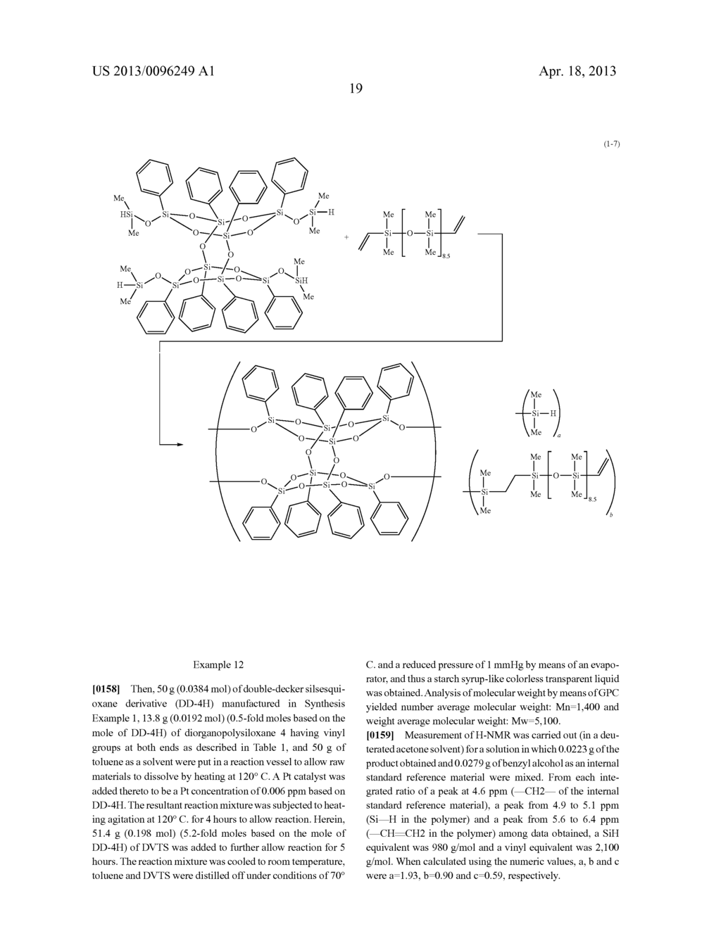 NEW ORGANOSILICON COMPOUND, THERMOSETTING RESIN COMPOSITION CONTAINING THE     ORGANOSILICON COMPOUND, HARDENING RESIN AND ENCAPSULATION MATERIAL FOR     OPTICAL SEMICONDUCTOR - diagram, schematic, and image 20