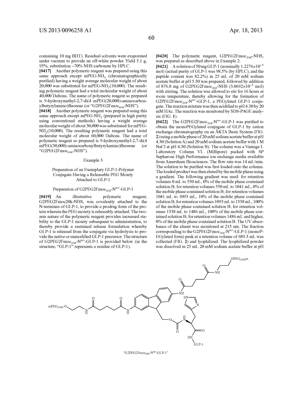 POLYMER CONJUGATES OF GLP-1 - diagram, schematic, and image 73