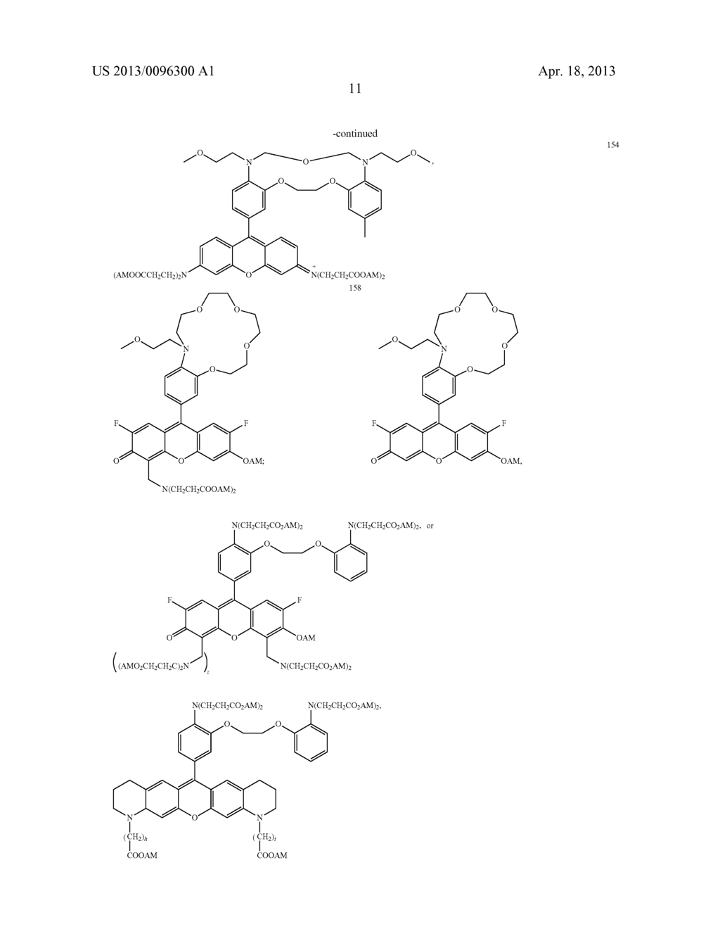 LONG WAVELENGTH FLUOROGENIC INTRACELLULAR ION INDICATORS THAT ARE WELL     RETAINED IN THE CYTOSOL - diagram, schematic, and image 16