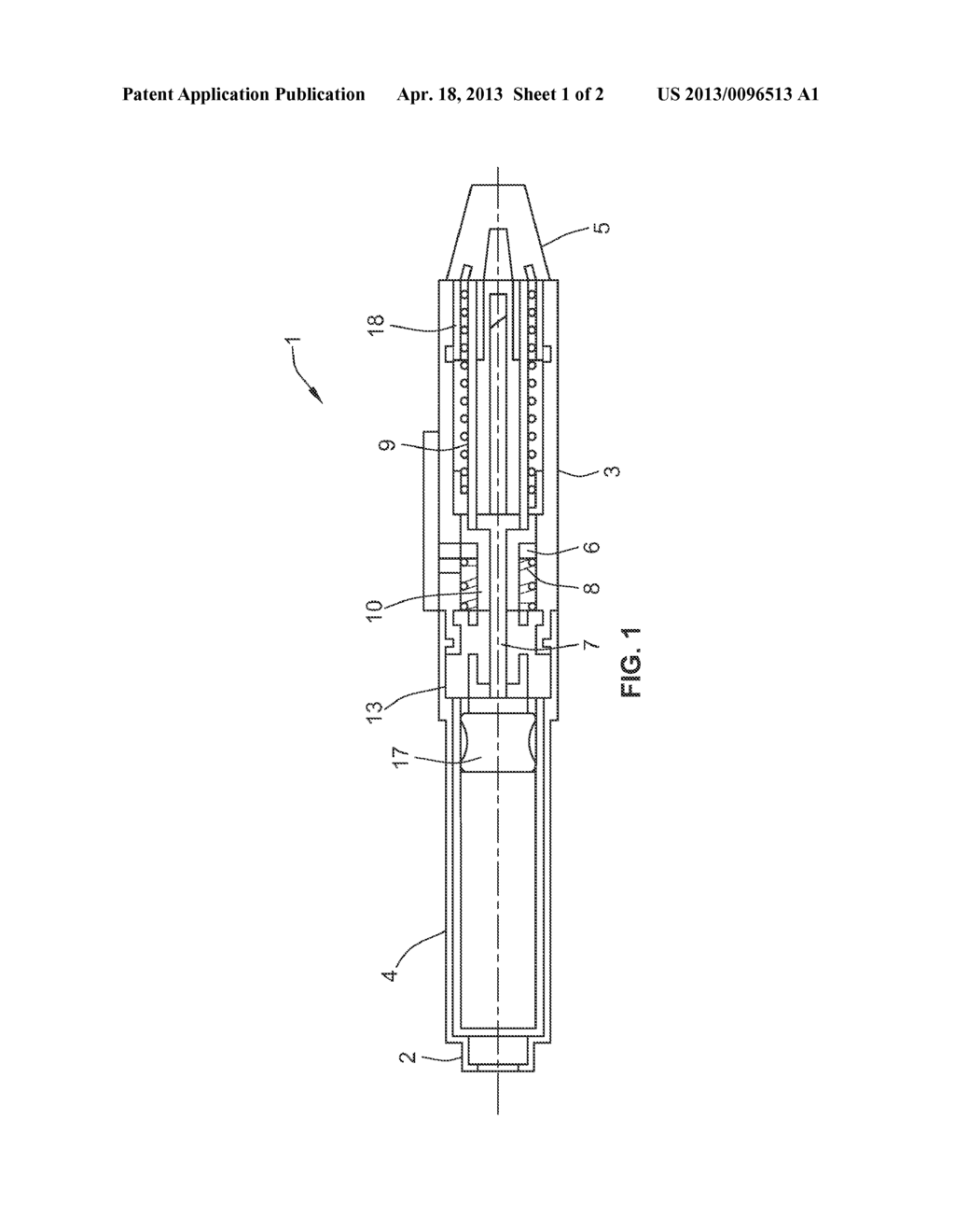 AUTOMATIC INJECTION DEVICE WITH TORSIONAL SPRING - diagram, schematic, and image 02