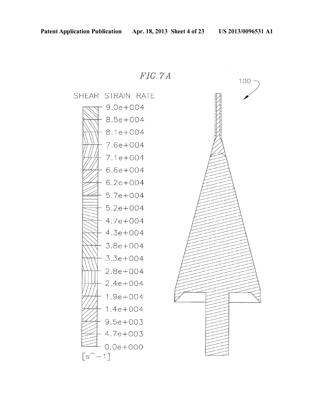 HYPODERMIC NEEDLE ASSEMBLY HAVING A TRANSITION HUB FOR ENHANCING FLUID     DYNAMICS AND MICROSPHERE INJECTABILITY - diagram, schematic, and image 05