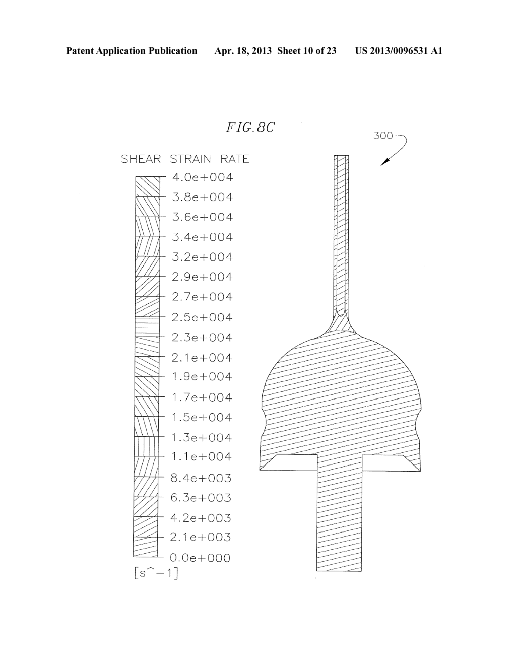 HYPODERMIC NEEDLE ASSEMBLY HAVING A TRANSITION HUB FOR ENHANCING FLUID     DYNAMICS AND MICROSPHERE INJECTABILITY - diagram, schematic, and image 11