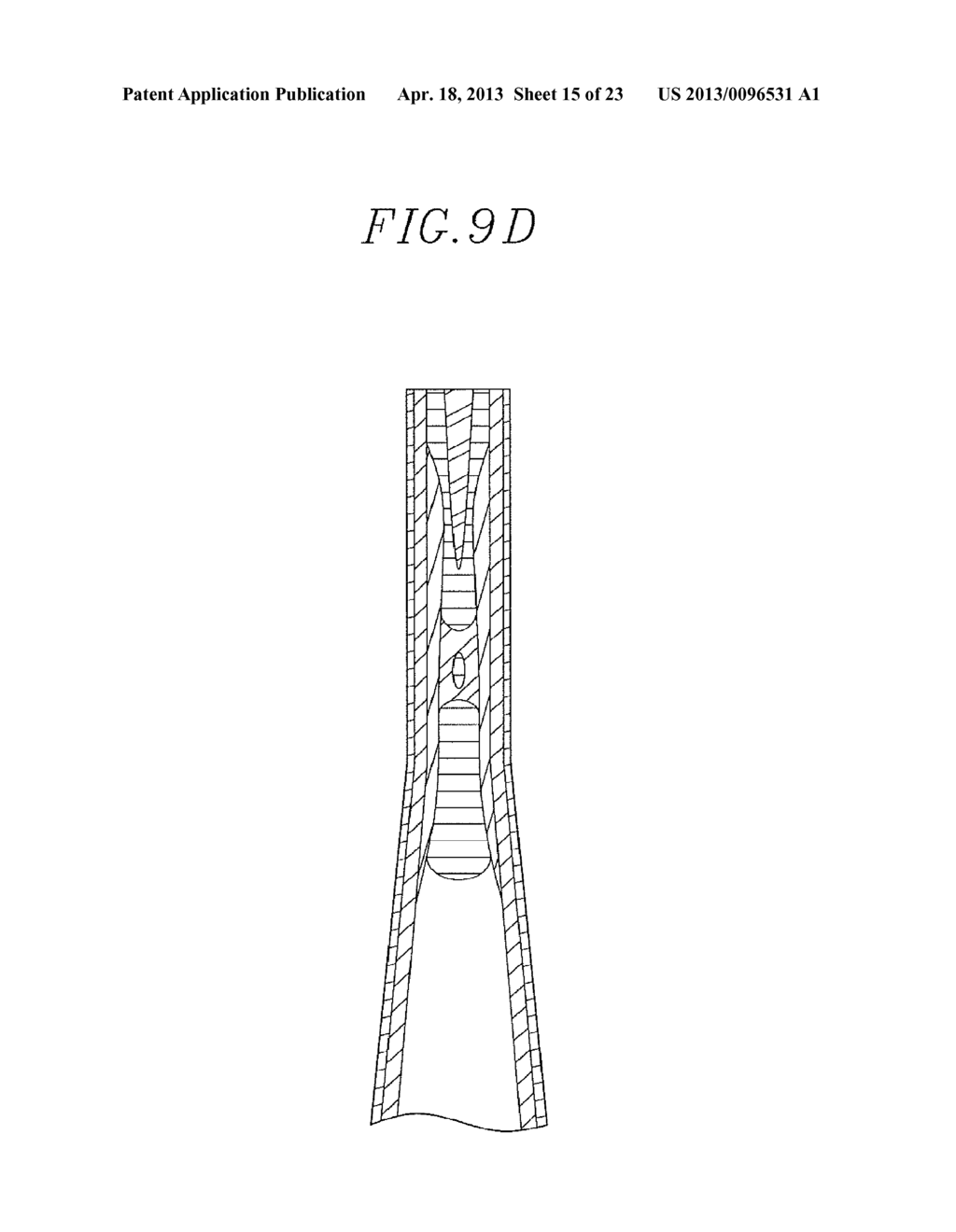 HYPODERMIC NEEDLE ASSEMBLY HAVING A TRANSITION HUB FOR ENHANCING FLUID     DYNAMICS AND MICROSPHERE INJECTABILITY - diagram, schematic, and image 16