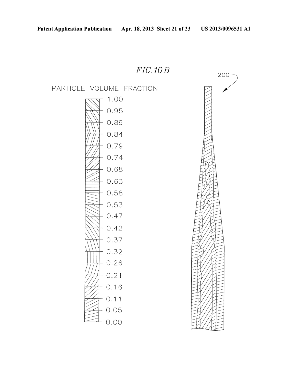 HYPODERMIC NEEDLE ASSEMBLY HAVING A TRANSITION HUB FOR ENHANCING FLUID     DYNAMICS AND MICROSPHERE INJECTABILITY - diagram, schematic, and image 22