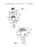 POLYAXIAL BONE ANCHORING DEVICE diagram and image