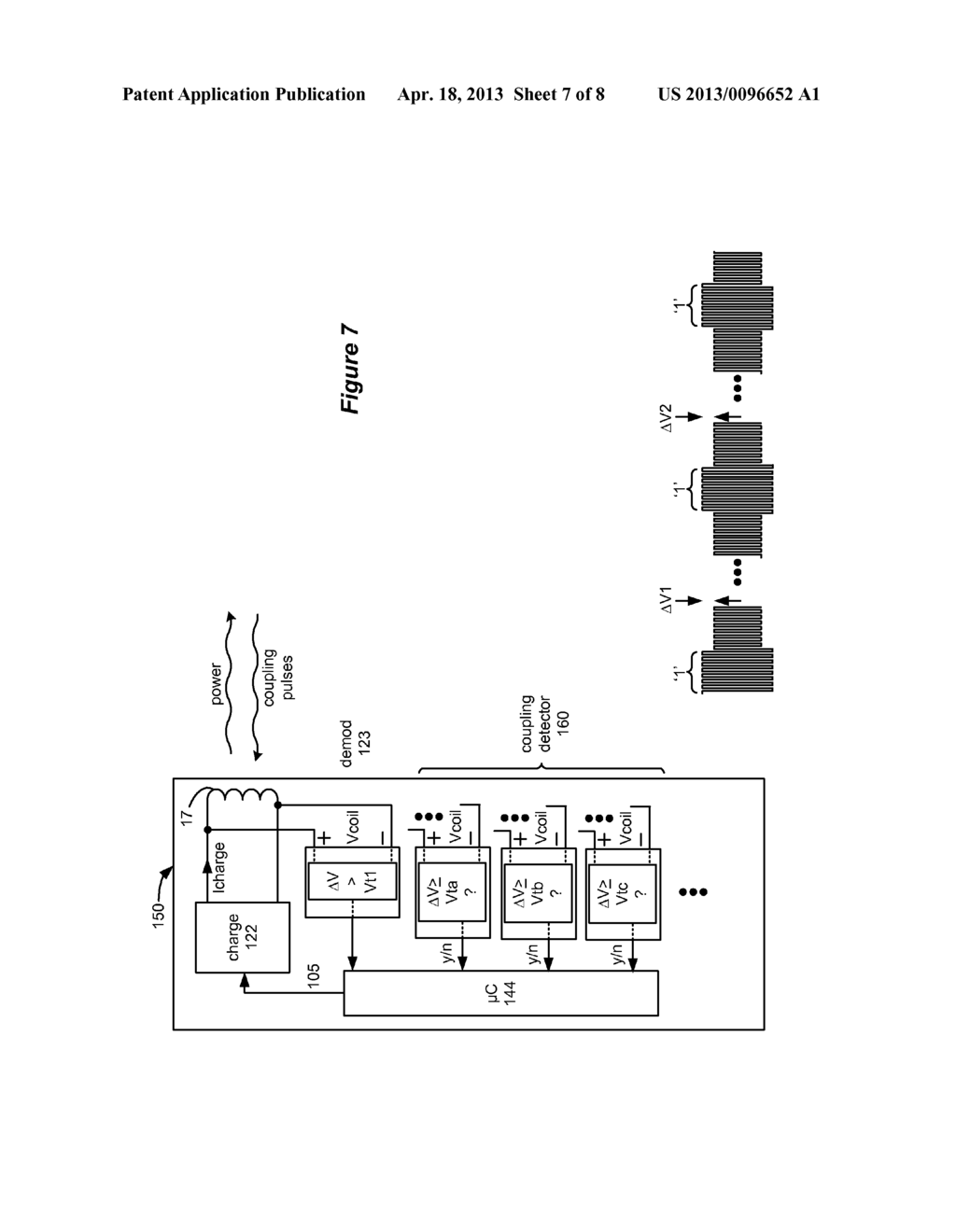 Closed Loop Charger for an Implantable Medical Device System Employing     Reflected Impedance Modulation - diagram, schematic, and image 08