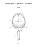 BODY PART SHAPED MOULD AND A METHOD FOR USING SUCH A MOULD diagram and image