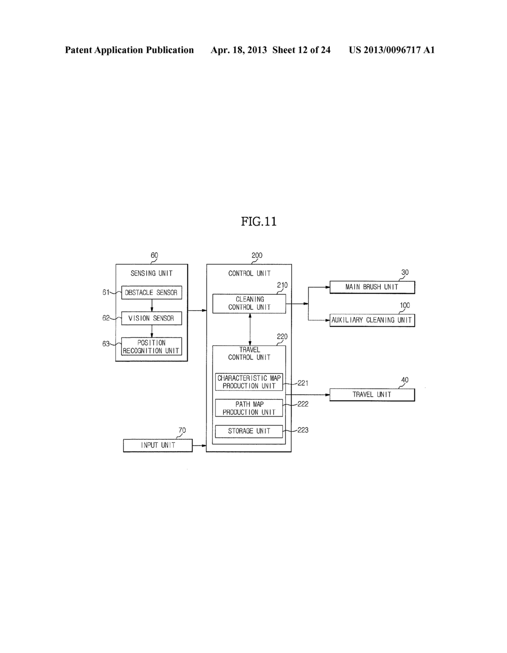 ROBOT CLEANER AND METHOD FOR CONTROLLING THE SAME - diagram, schematic, and image 13