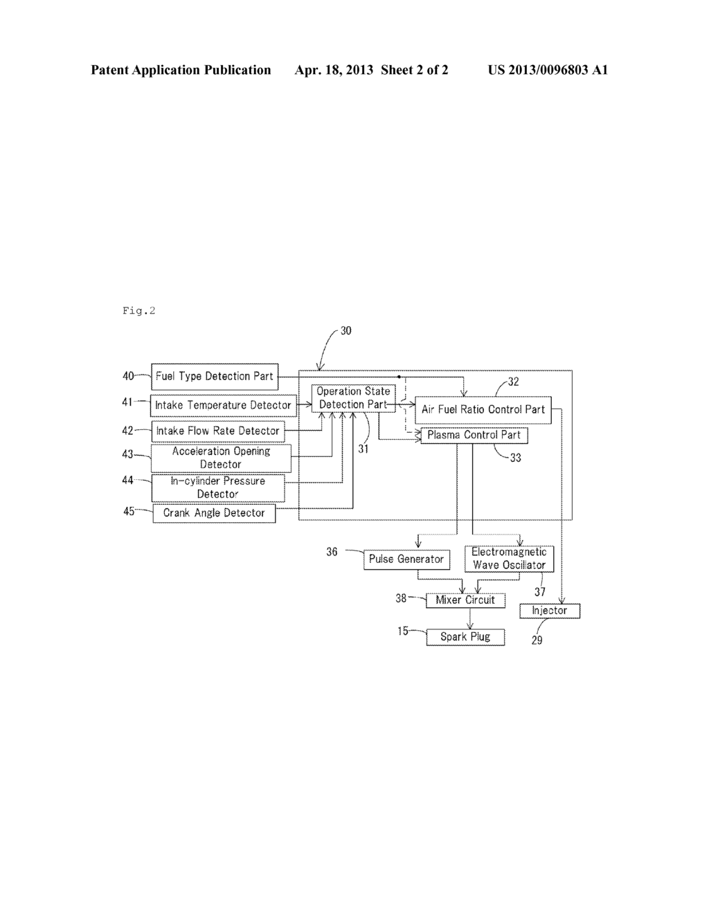 CONTROL DEVICE FOR INTERNAL COMBUSTION ENGINE - diagram, schematic, and image 03