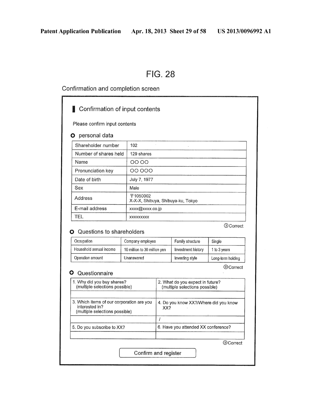 SHAREHOLDER MANAGEMENT APPARATUS, SHAREHOLDER MANAGEMENT METHOD, AND     PROGRAM - diagram, schematic, and image 30