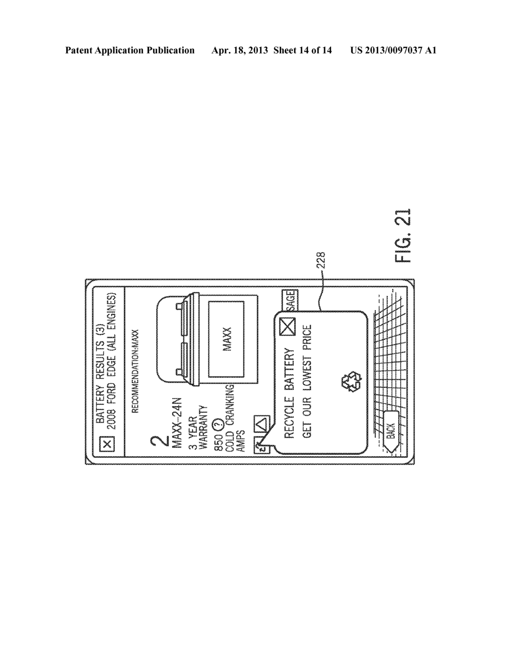 BATTERY SELECTION AND FEEDBACK SYSTEM AND METHOD - diagram, schematic, and image 15