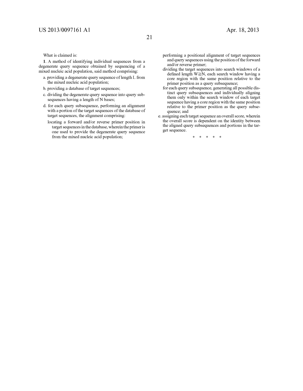 GENERATION OF DEGENERATE SEQUENCES AND IDENTIFICATION OF INDIVIDUAL     SEQUENCES FROM A DEGENERATE SEQUENCE - diagram, schematic, and image 32