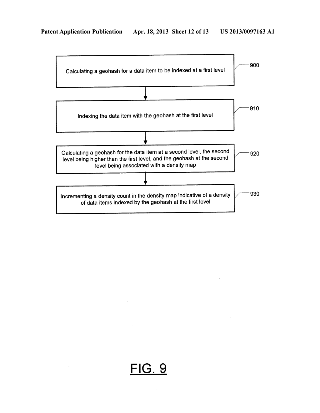 METHODS AND APPARATUSES FOR FACILITATING INTERACTION WITH A     GEOHASH-INDEXED DATA SET - diagram, schematic, and image 13