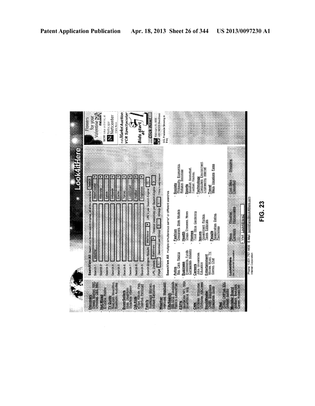 Metasearch Engine for Ordering At Least One Item Returned In Search     Results Using At Least One Query on Multiple Unique Hosts and for     Displaying Advertising - diagram, schematic, and image 27