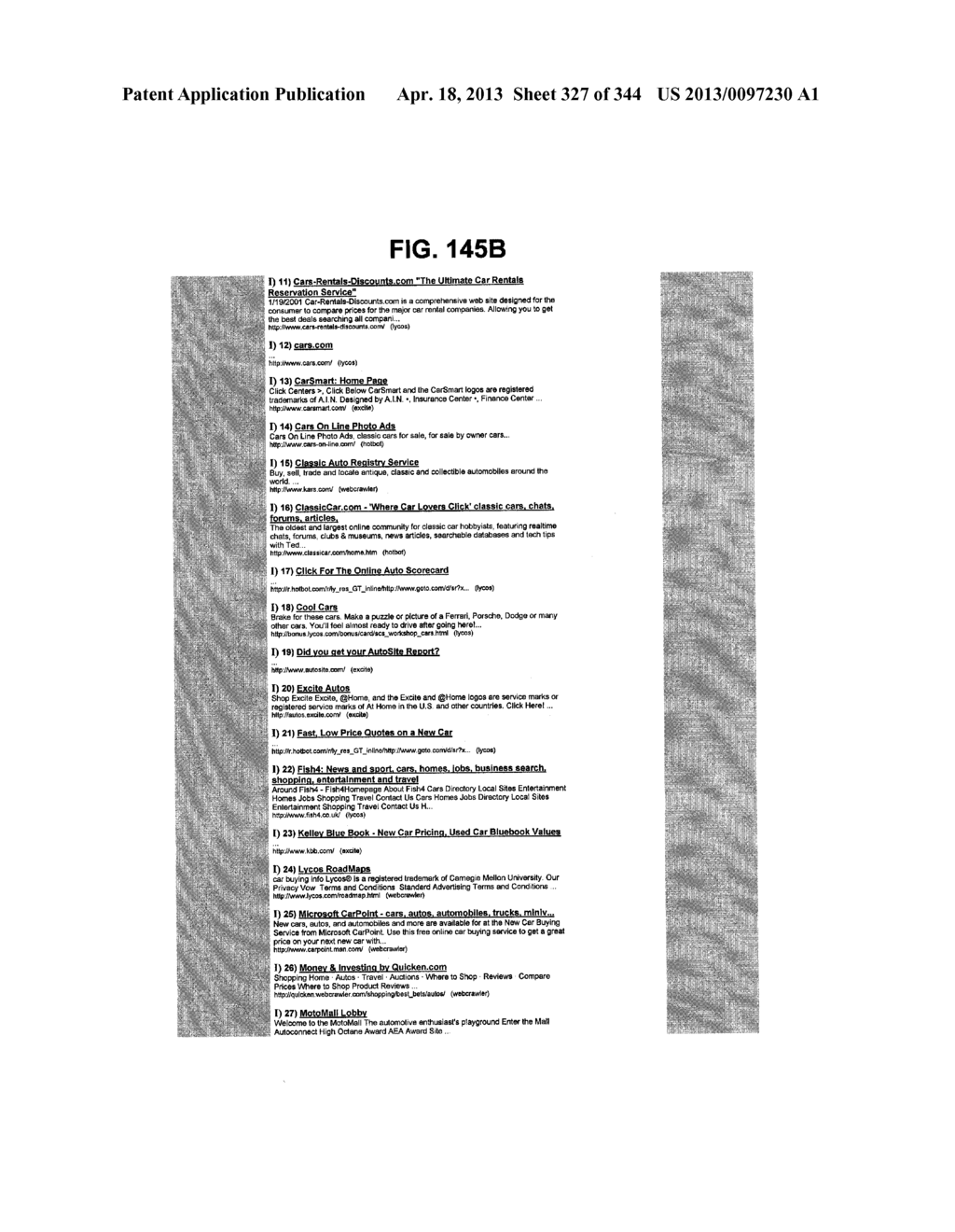 Metasearch Engine for Ordering At Least One Item Returned In Search     Results Using At Least One Query on Multiple Unique Hosts and for     Displaying Advertising - diagram, schematic, and image 328