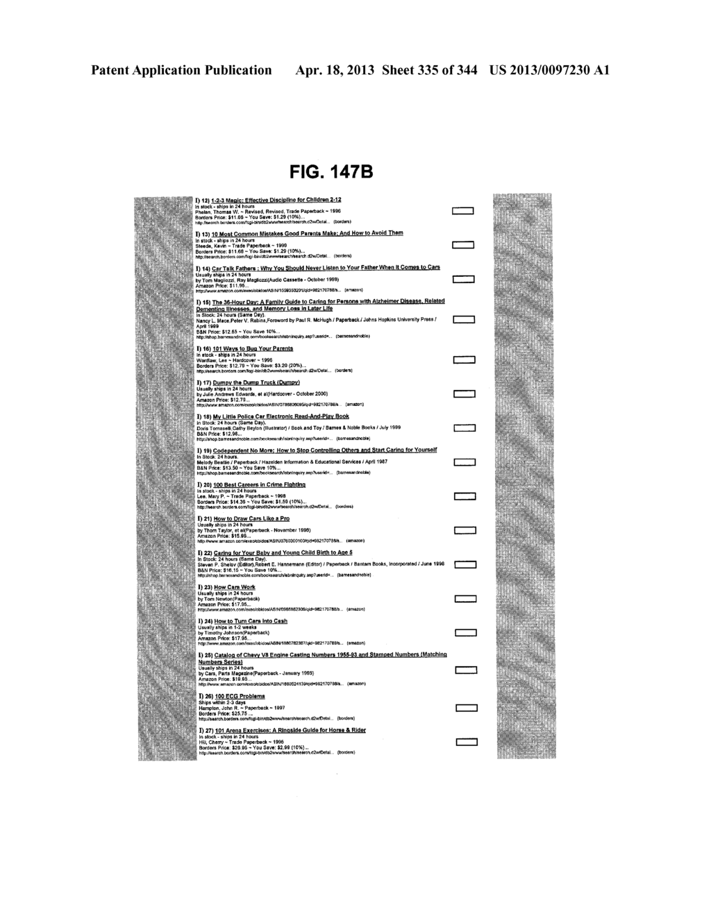 Metasearch Engine for Ordering At Least One Item Returned In Search     Results Using At Least One Query on Multiple Unique Hosts and for     Displaying Advertising - diagram, schematic, and image 336