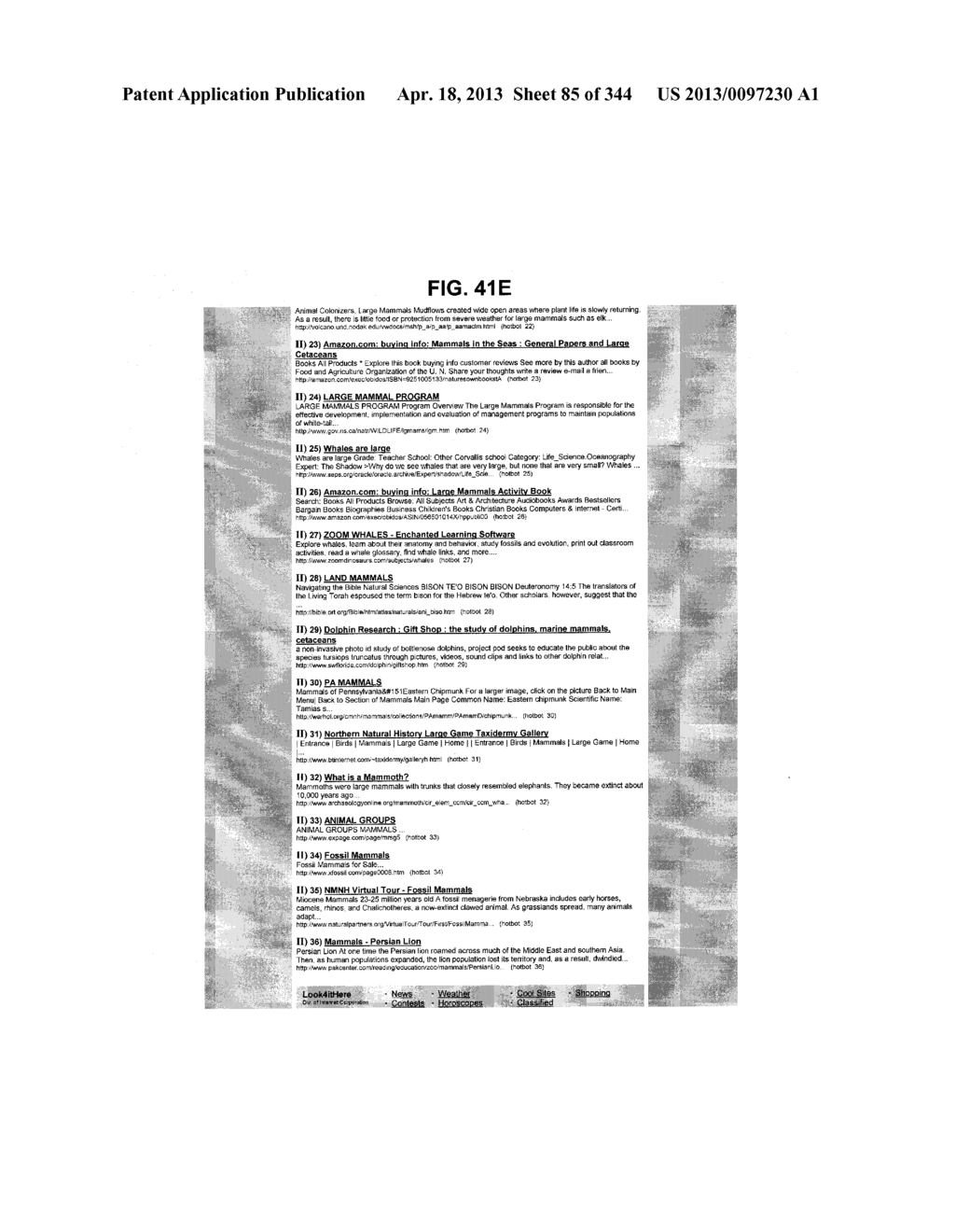 Metasearch Engine for Ordering At Least One Item Returned In Search     Results Using At Least One Query on Multiple Unique Hosts and for     Displaying Advertising - diagram, schematic, and image 86