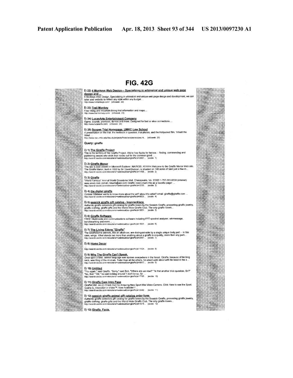 Metasearch Engine for Ordering At Least One Item Returned In Search     Results Using At Least One Query on Multiple Unique Hosts and for     Displaying Advertising - diagram, schematic, and image 94