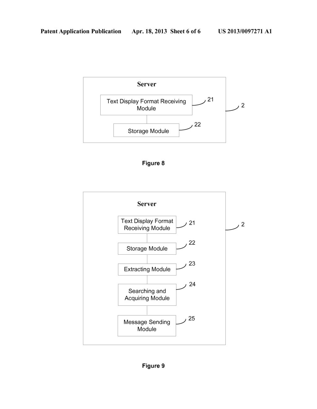 METHOD, TERMINAL AND SERVER FOR DISPLAYING TEXT IN INSTANT MESSAGING     SYSTEMS - diagram, schematic, and image 07