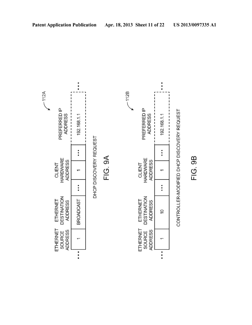 SYSTEM AND METHODS FOR MANAGING NETWORK PROTOCOL ADDRESS ASSIGNMENT WITH A     CONTROLLER - diagram, schematic, and image 12