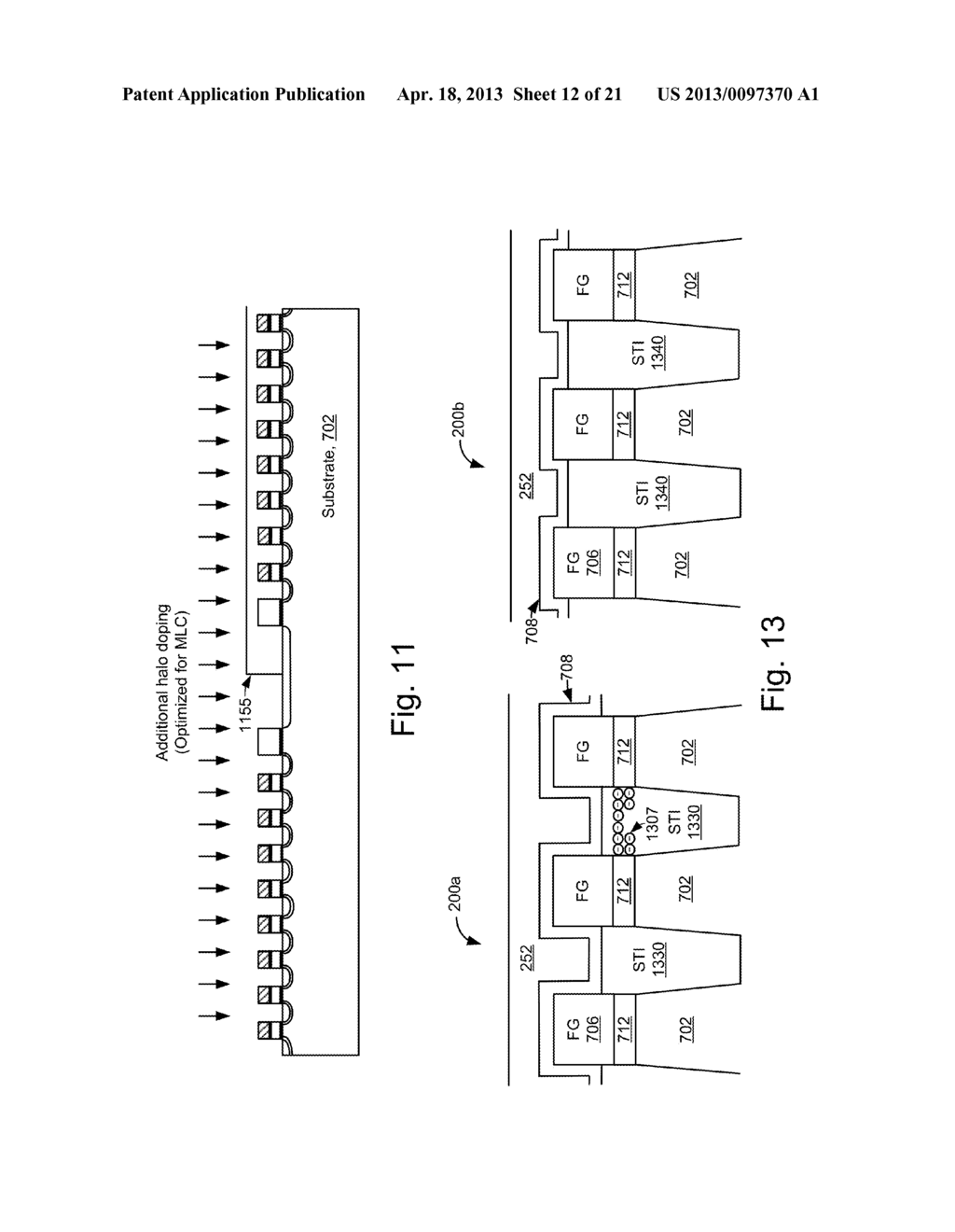 FABRICATING AND OPERATING A MEMORY ARRAY HAVING A MULTI-LEVEL CELL REGION     AND A SINGLE-LEVEL CELL REGION - diagram, schematic, and image 13